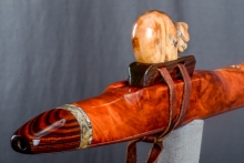 Redwood Hanging Burl Native American Flute, Minor, Mid F#-4, #N34G